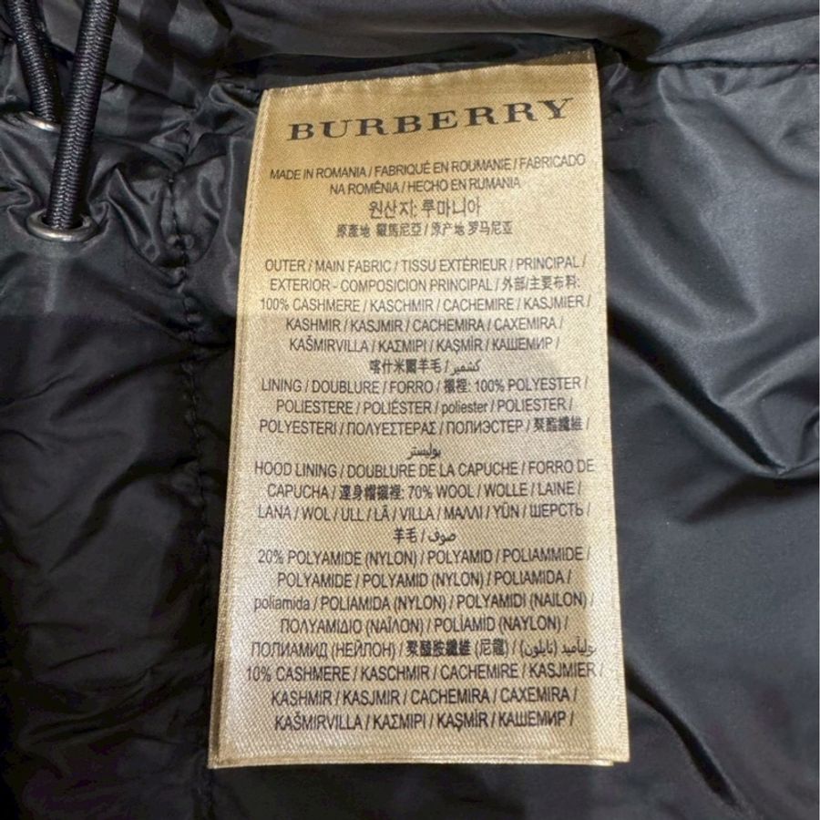 Burberry全新喀什米爾羽絨外套-6