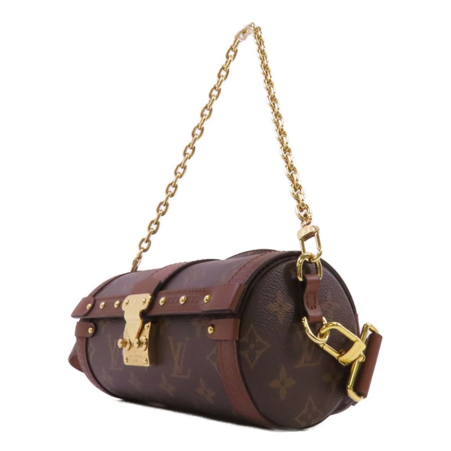 LOUIS VUITTON Monogram Papillon Trunk金扣鏈帶手挽肩背兩用袋-2
