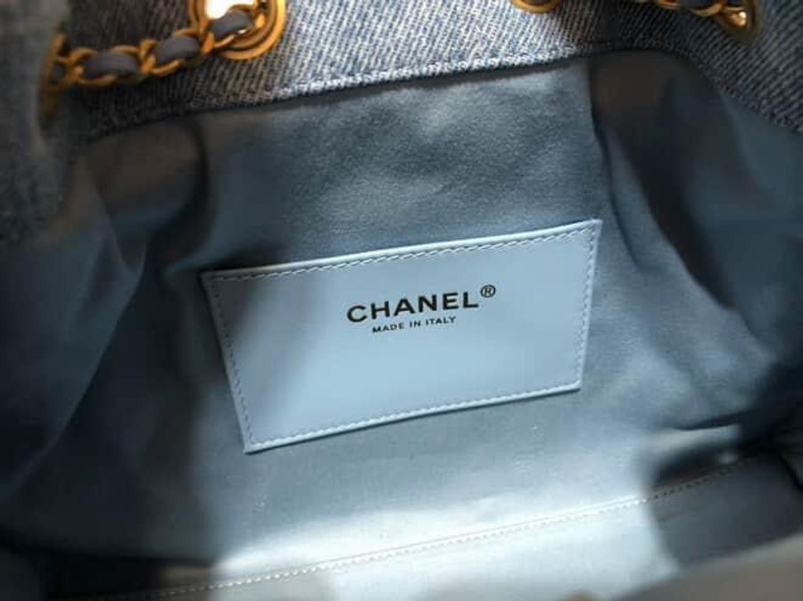 CHANEL25bag牛仔款小號 #購證 #防塵袋 #芯片保固 稀有款-12
