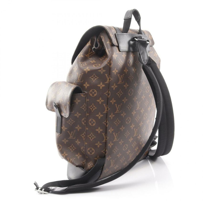 路易威登 Christopher MM 雙肩包 M43735 Monogram 帆布馬卡薩皮革-1
