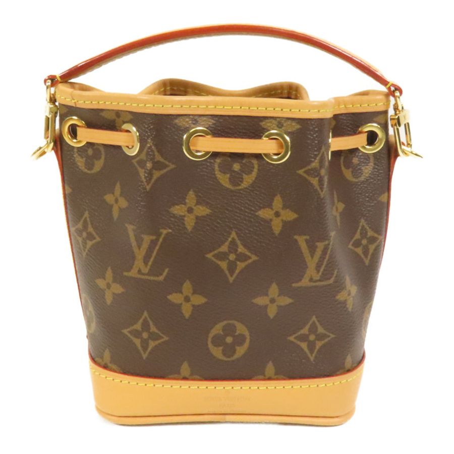 LOUIS VUITTON Monogram Nano Noe金扣手挽肩背兩用袋-1
