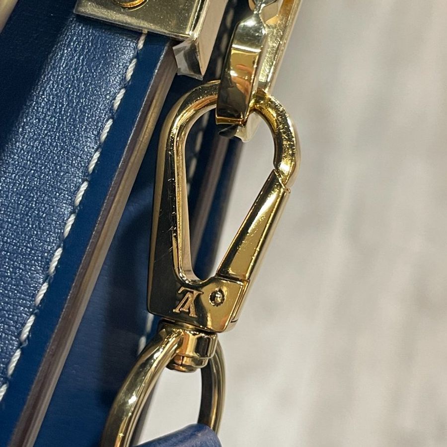 LV 斜背包/側背包 限量漸層牛仔布 DAUPHINE 達芙妮 MINI M59716 9成新(J1-22)-20