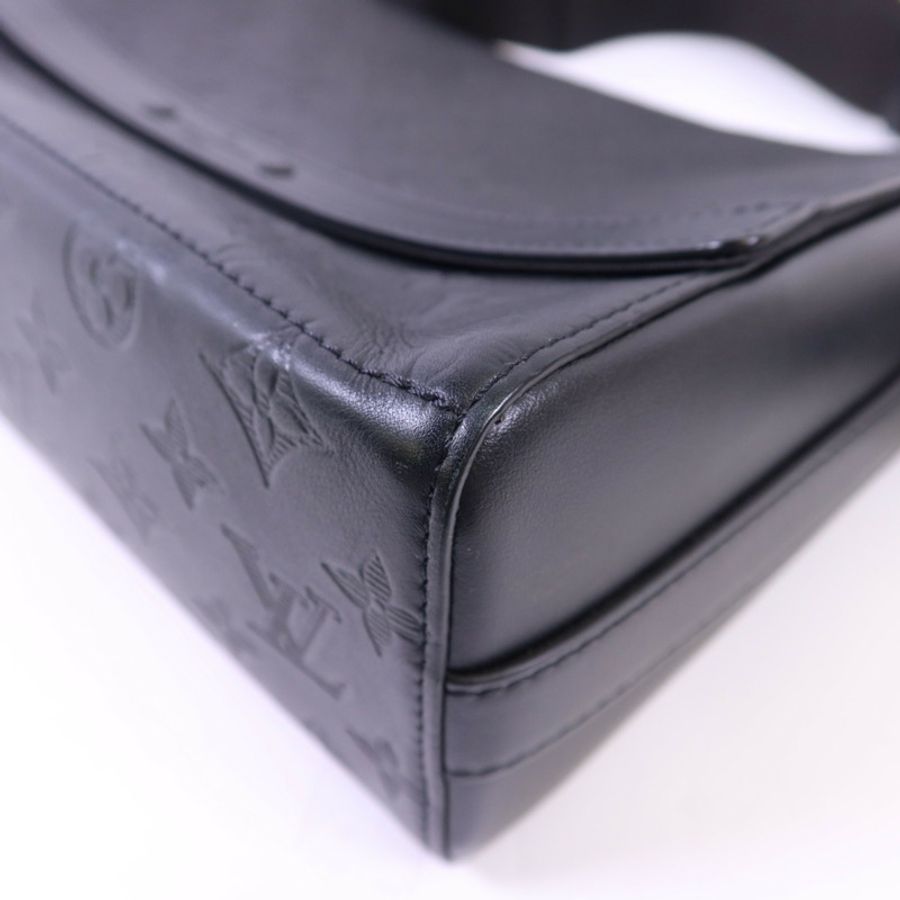 LOUIS VUITTON Monogram Shadow Sprinter Messenger肩背袋-10