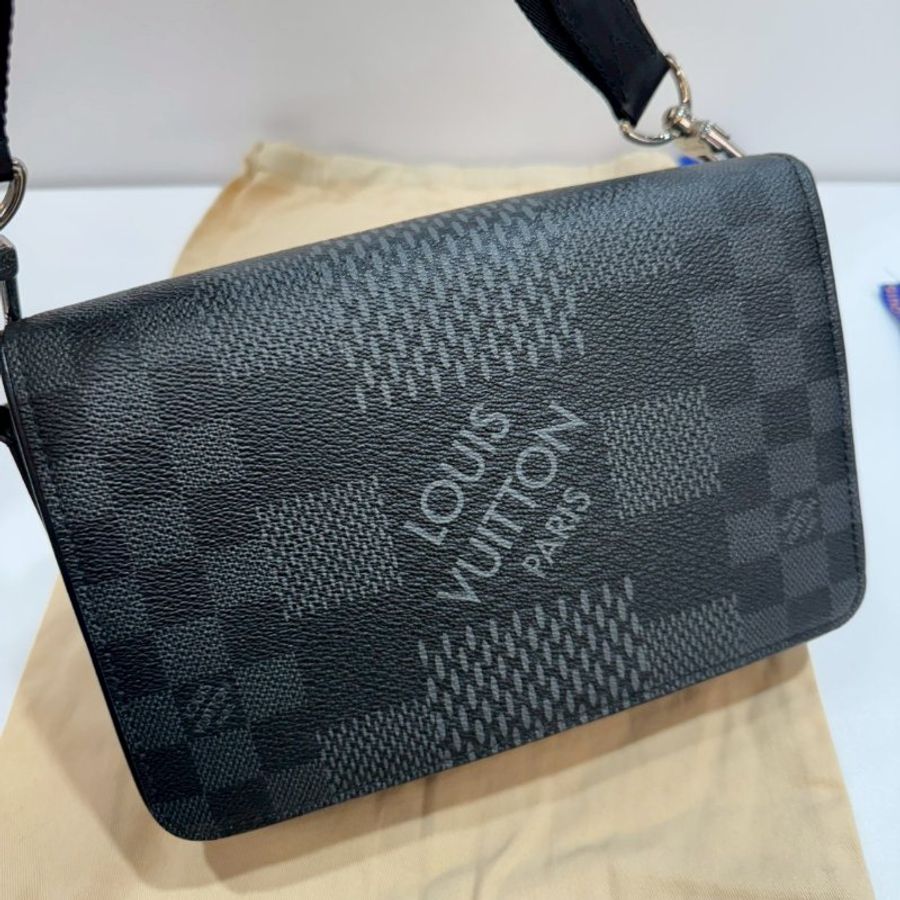 LV 斜背包/側背包/郵差包 N50013 9成新-17
