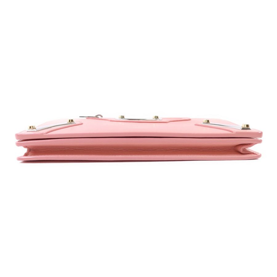 BALENCIAGA 牛皮皮革Shoulder Bag銀扣鏈帶肩背袋-3