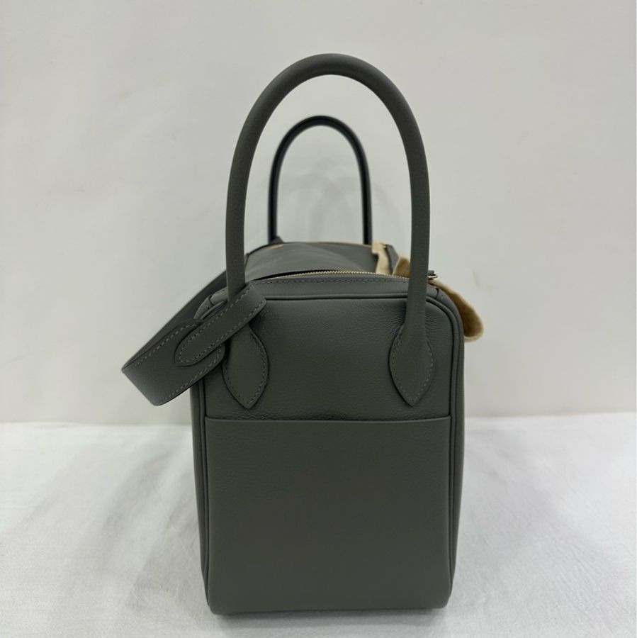 Hermes 愛馬仕 Lindy26 積雨雲灰金扣 EC皮 evercolor 皮 W 閒置有購證-3