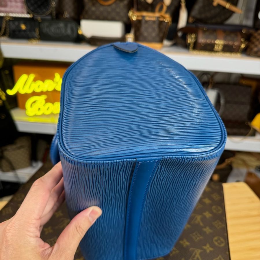 Louis Vuitton 藍色EPI水波紋Speedy手提包💙超吸睛-3