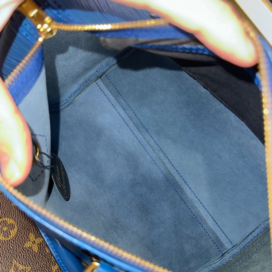 Louis Vuitton 藍色EPI水波紋Speedy手提包💙超吸睛-19