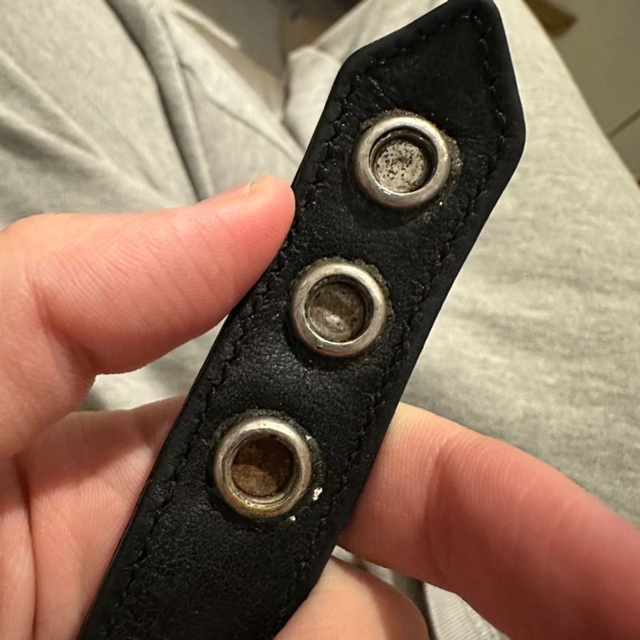 克羅心 Chrome hearts 皮手環 手環 三十字 十字花-8