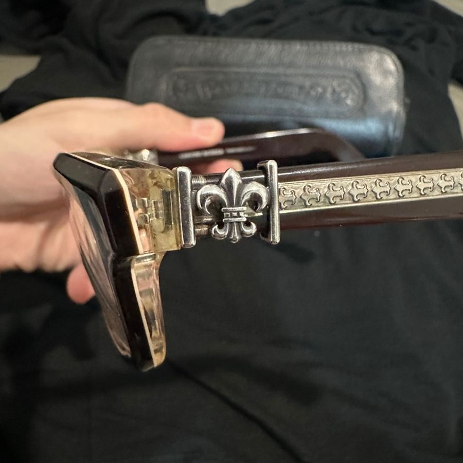 克羅心 chrome hearts 鳶尾花⚜️ 眼鏡 經典款-1