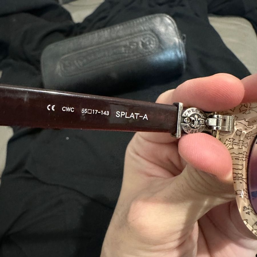 克羅心 chrome hearts 鳶尾花⚜️ 眼鏡 經典款-4