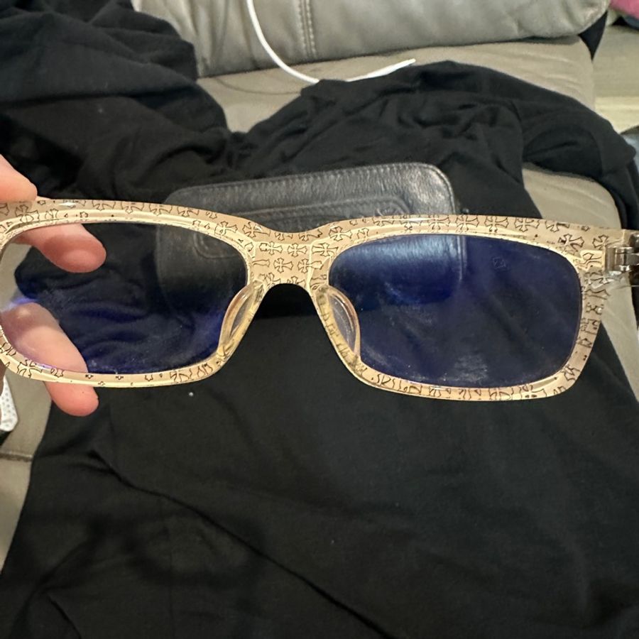 克羅心 chrome hearts 鳶尾花⚜️ 眼鏡 經典款-7