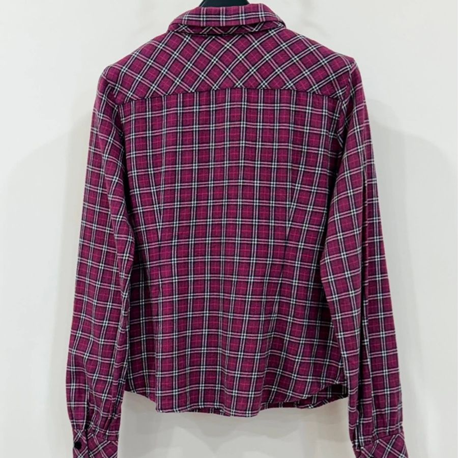 BURBERRY 藍標　格紋蝴蝶結領帶戰馬襯衫（附領帶）-1