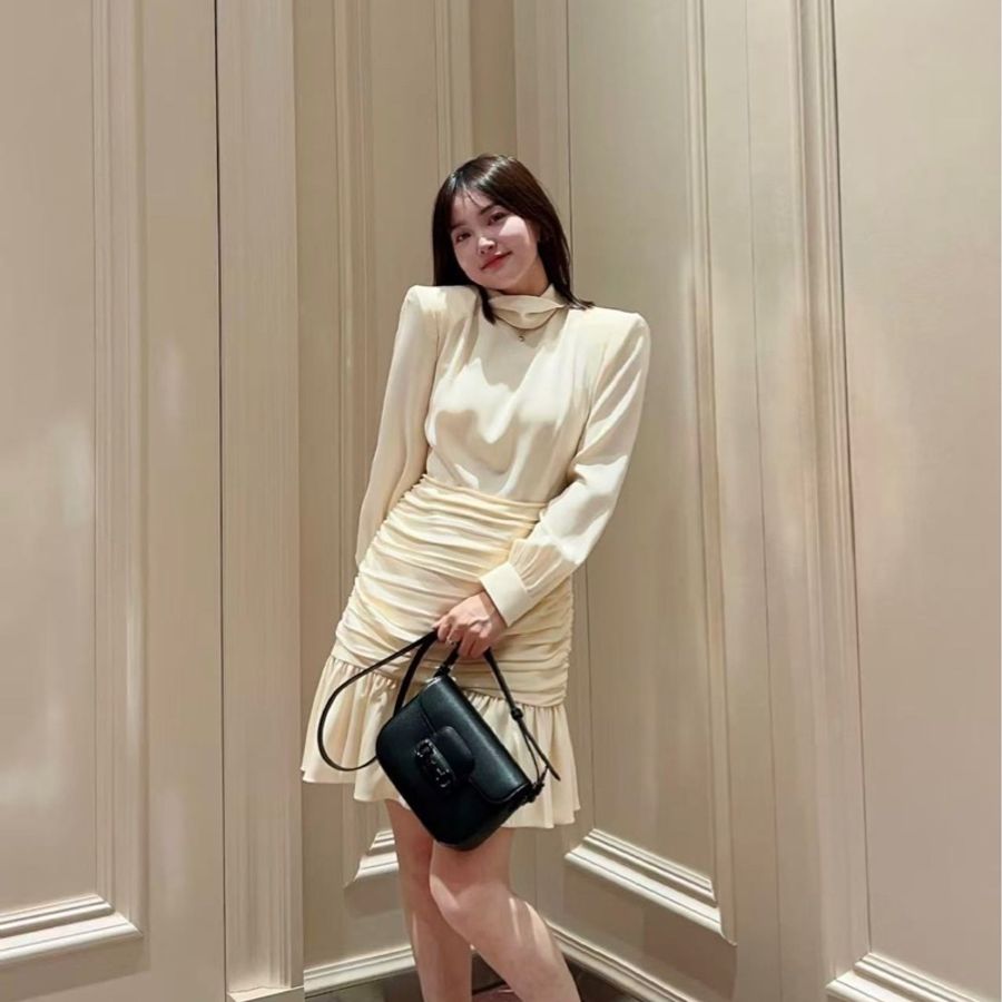 Gucci Horsebit黑色馬蹄扣1955郵差包72622620.5×5×14.5 98新配件塵袋-0