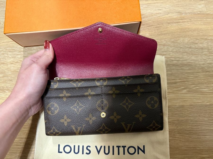 LV 經典老花長夾-9
