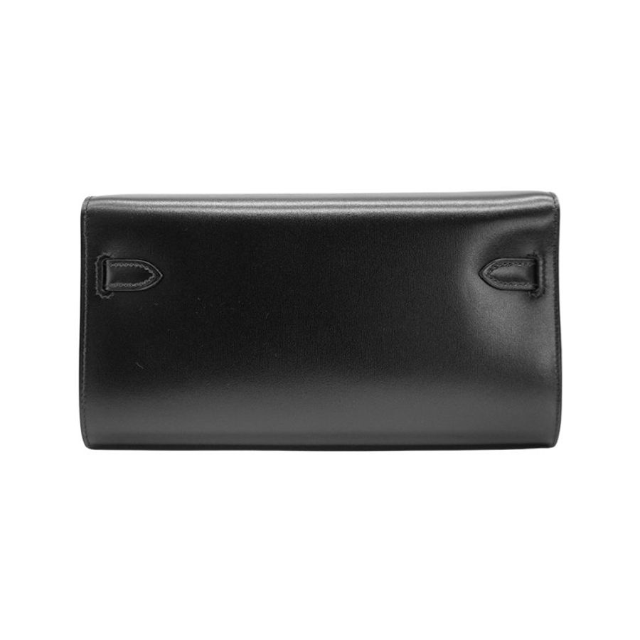 Hermes Kelly To Go Box牛皮金釦手拿/斜背包(89黑)-2