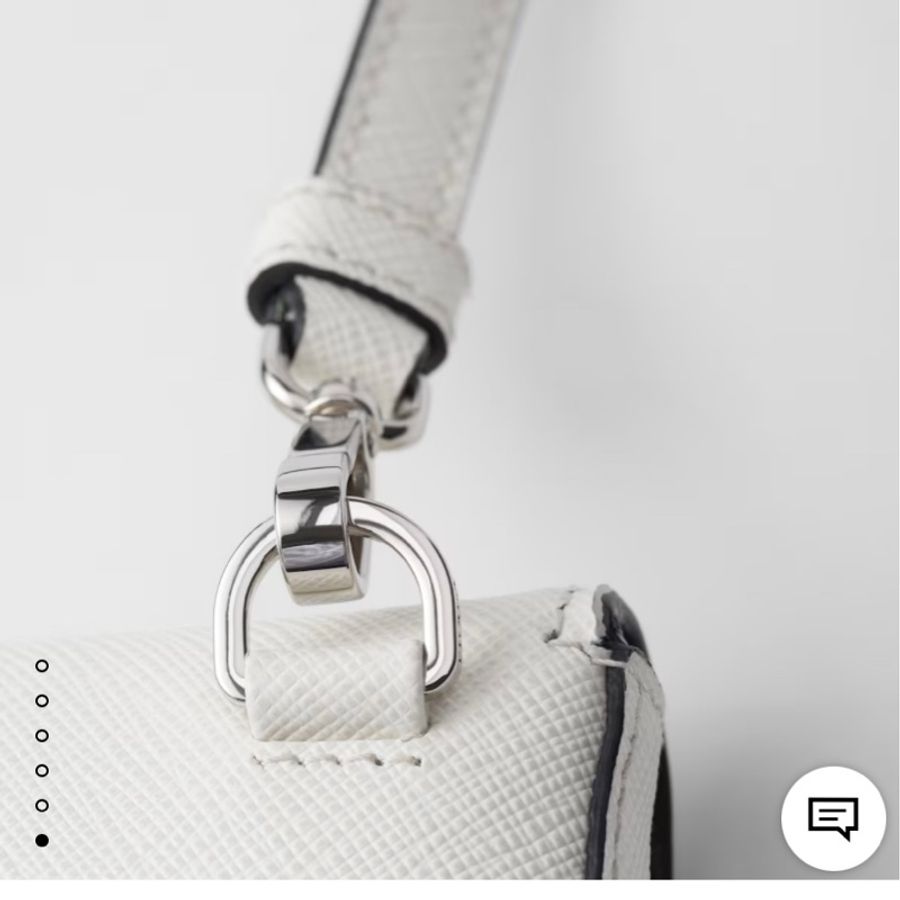 Prada Saffiano 皮革肩背包-3