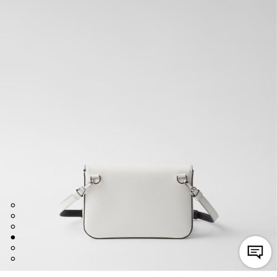 Prada Saffiano 皮革肩背包-10