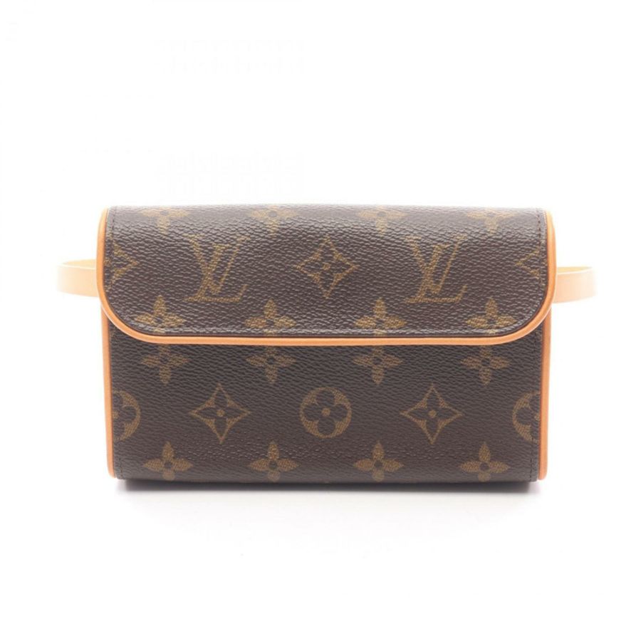 路易威登 Florentine Pochette Monogram 腰包/斜背包，塗層帆布和皮革材質，棕色，M51855-0