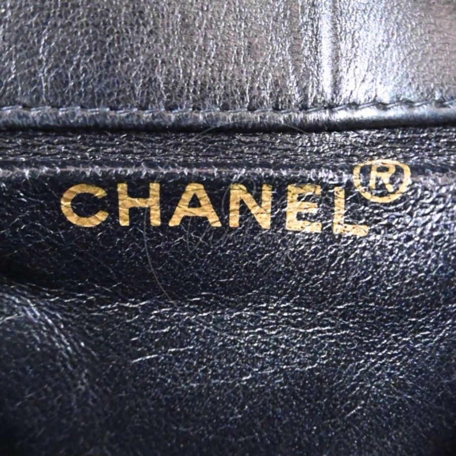 中古 Chanel 香奈兒 經典款 黑色小羊皮 大號 Duma 後背包-29