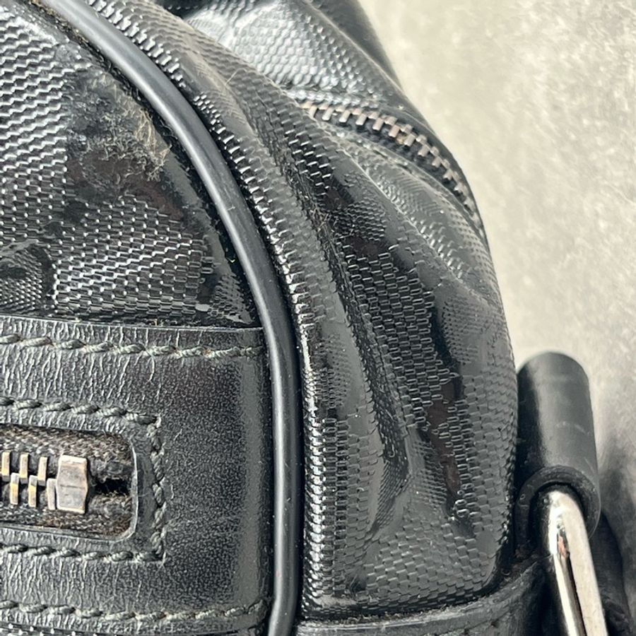 💗香緹國際精品💗 706 Gucci 亮面黑老花肩背包-3