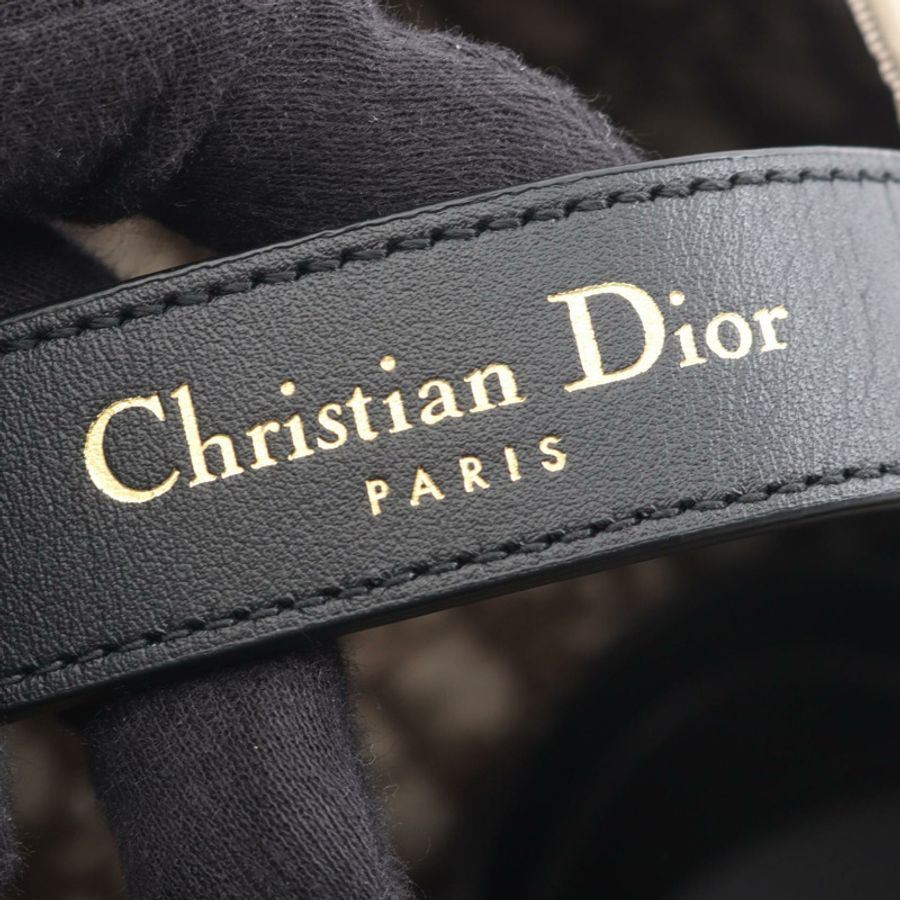 Christian Dior Toujours Oblique 大托特包手袋帆布皮革米色二手-3
