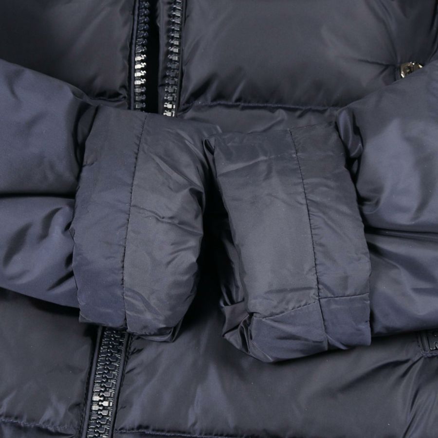 MONCLER VIBURNUM 羽絨衣外套 #0 尼龍海軍藍 二手 女款-5