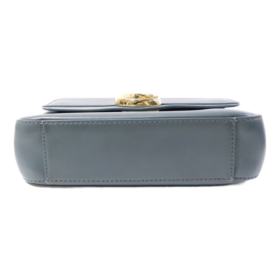 Chloe 牛皮皮革Small C Double Carry Bag金扣肩背袋-3