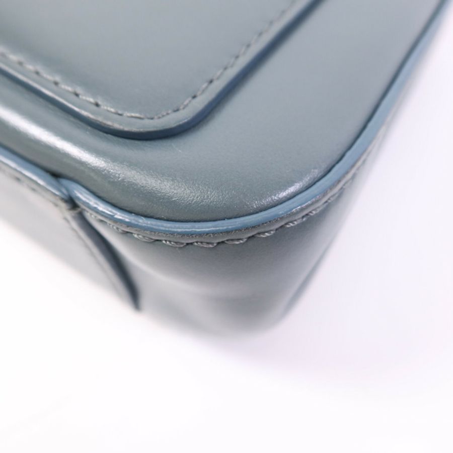 Chloe 牛皮皮革Small C Double Carry Bag金扣肩背袋-11