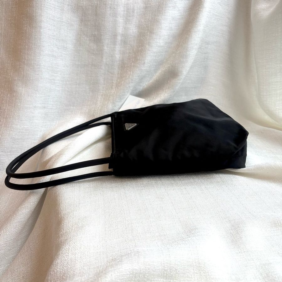 Prada 經典黑色尼龍托特包 Nylon tote bag 單肩包 手提包 23cm-9