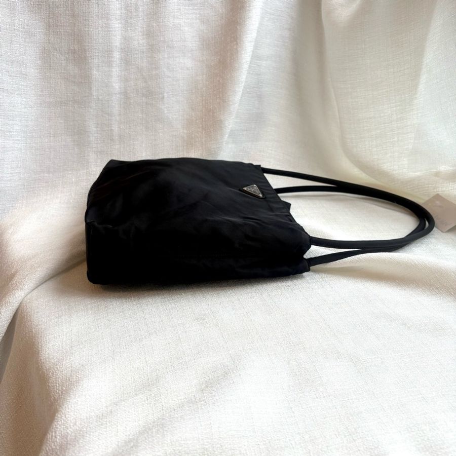 Prada 經典黑色尼龍托特包 Nylon tote bag 單肩包 手提包 23cm-10