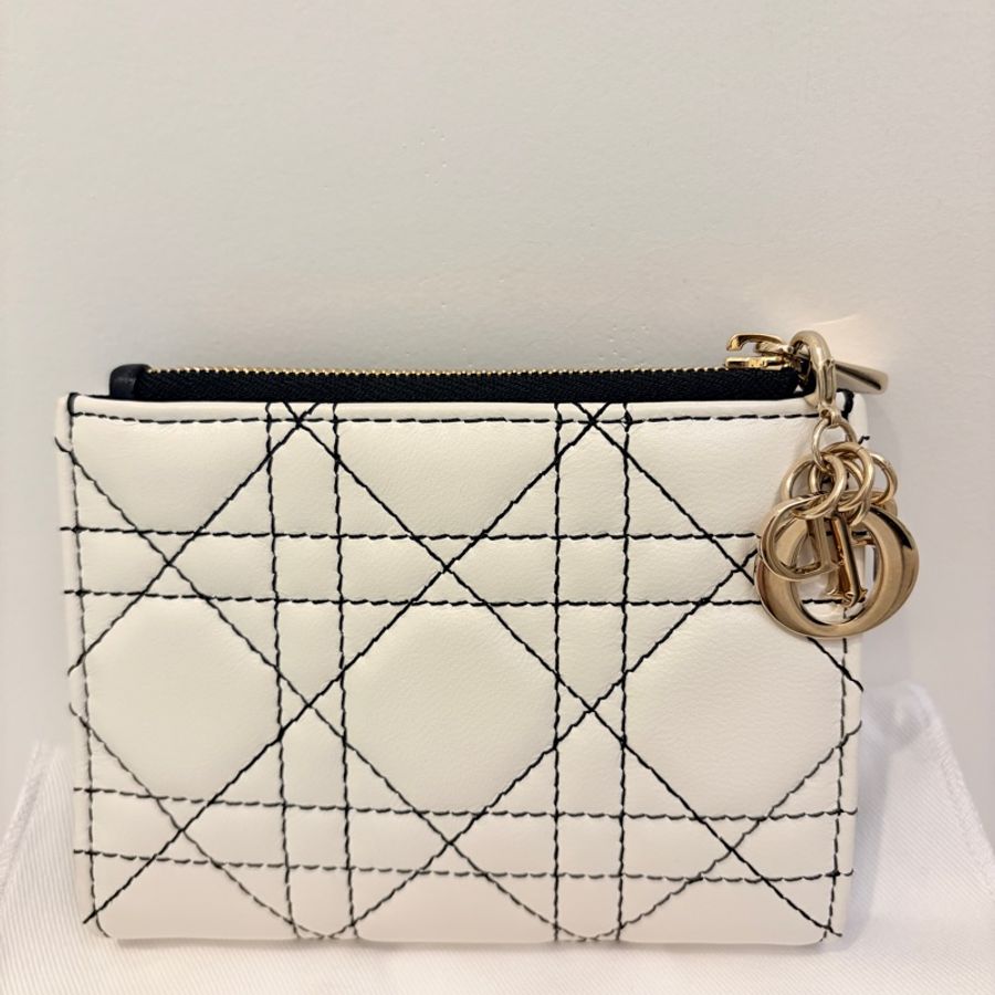 DIOR 短夾 Lady Dior Dahlia 日本限定款-1