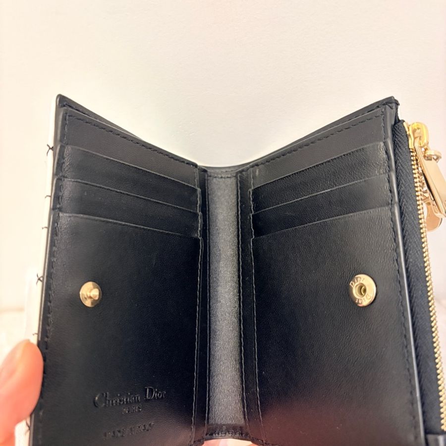 DIOR 短夾 Lady Dior Dahlia 日本限定款-4
