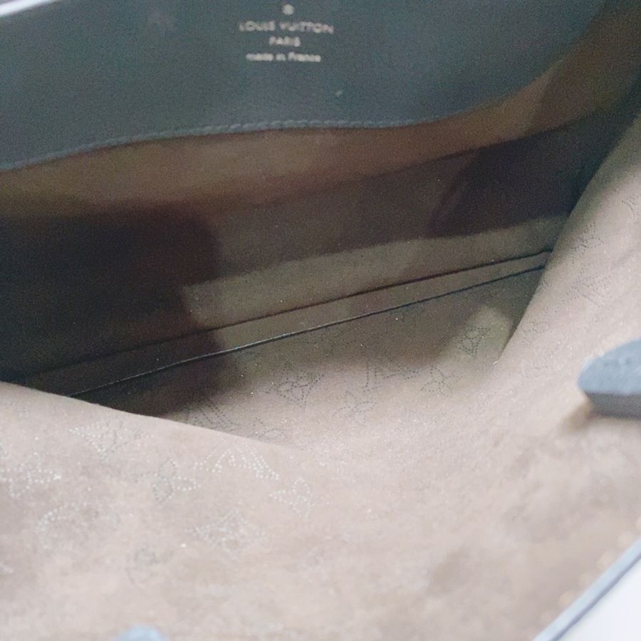 lv 黑色bella tote月光女神鏤空透光手提斜背包32x23x13 98新配件盒子塵袋-2