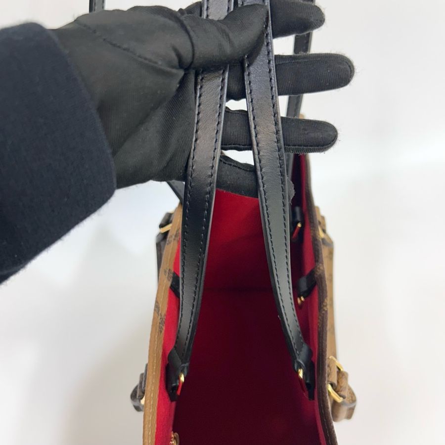 ☕️路易威登托特包LV老花雙拼色onthego MM手提肩背托特包M45321-27
