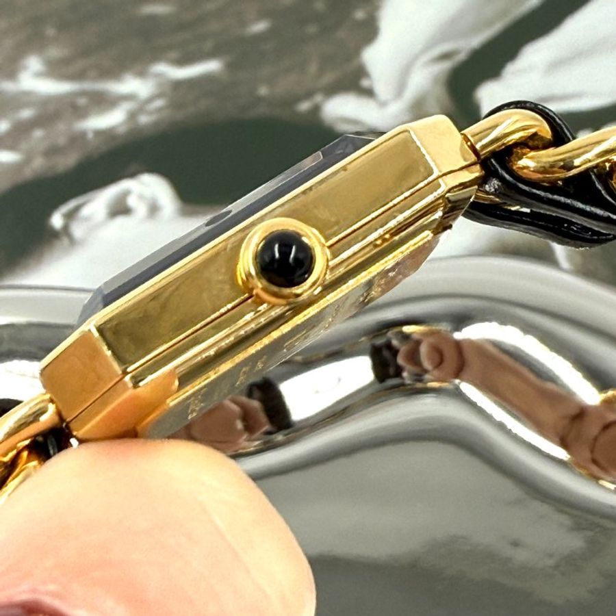 CHANEL - 金色24k鍍金皮穿鍊 Première 首映錶 ╻L號-12