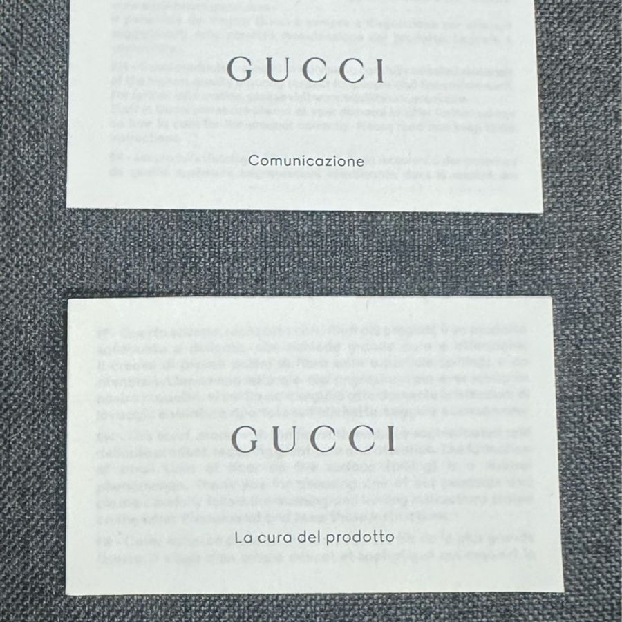 Gucci 全新奶茶色羊毛圍巾-2