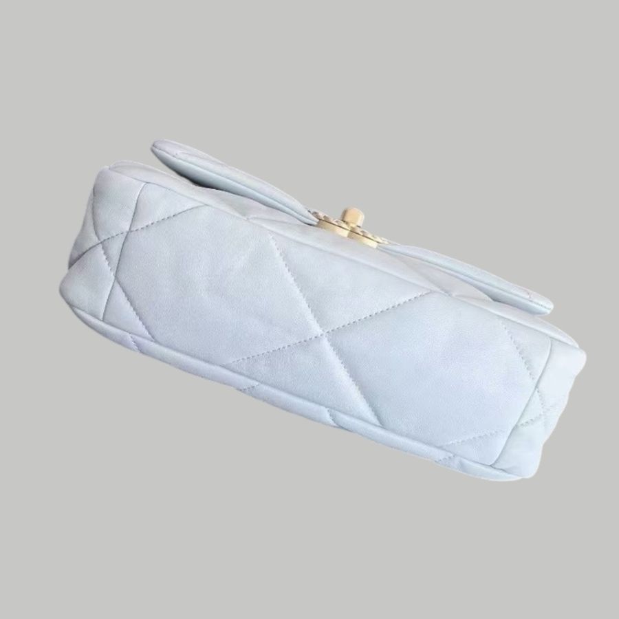 Chanel 19bag small淺藍色-4