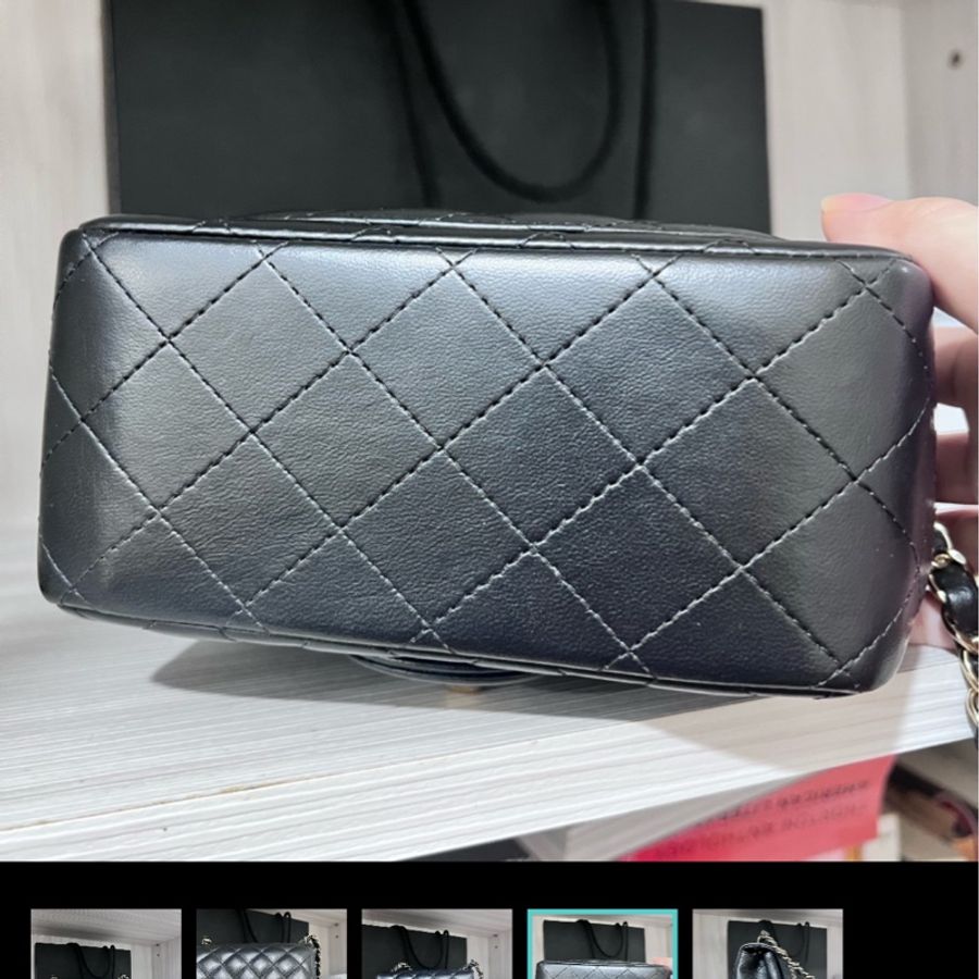 (已售)Chanel 淡金方胖-3
