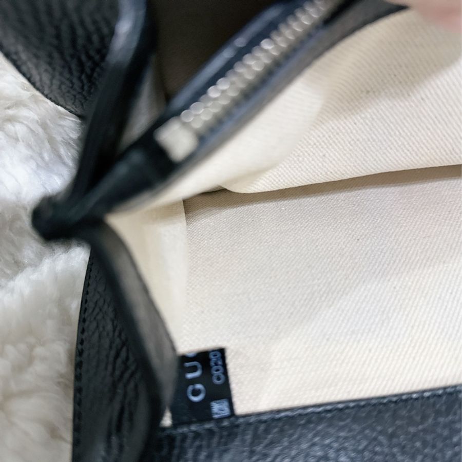 二手Gucci 經典酒神包黑色中號-47