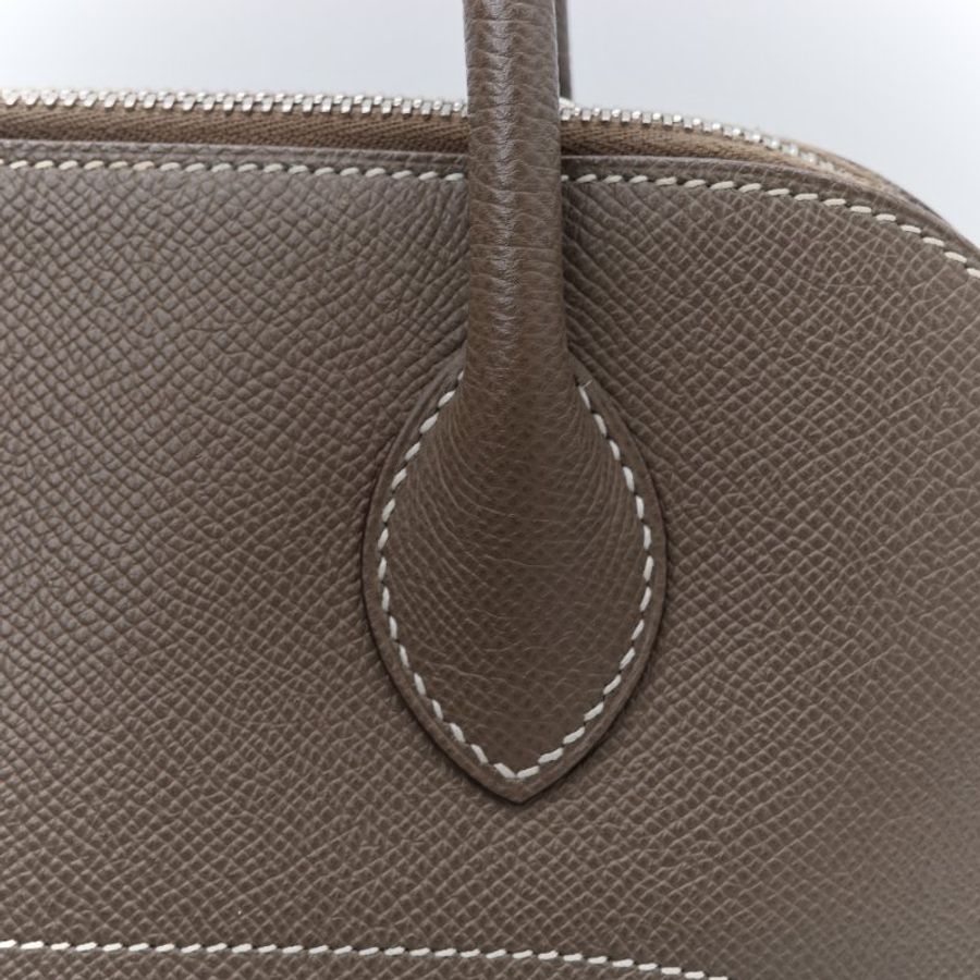 Hermès 愛馬仕 Bolide 31 大象灰色 Clemence 牛皮 手提包 肩背包 兩用包-7