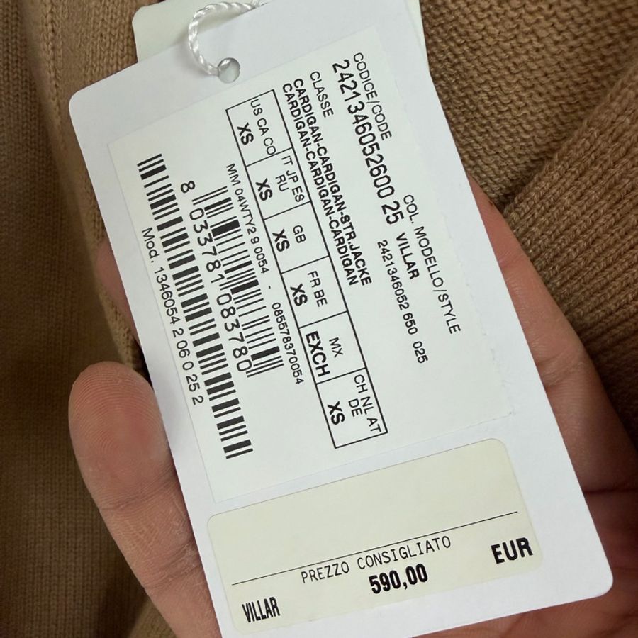 促銷品 MaxMara -Villar 羊絨開衫-6