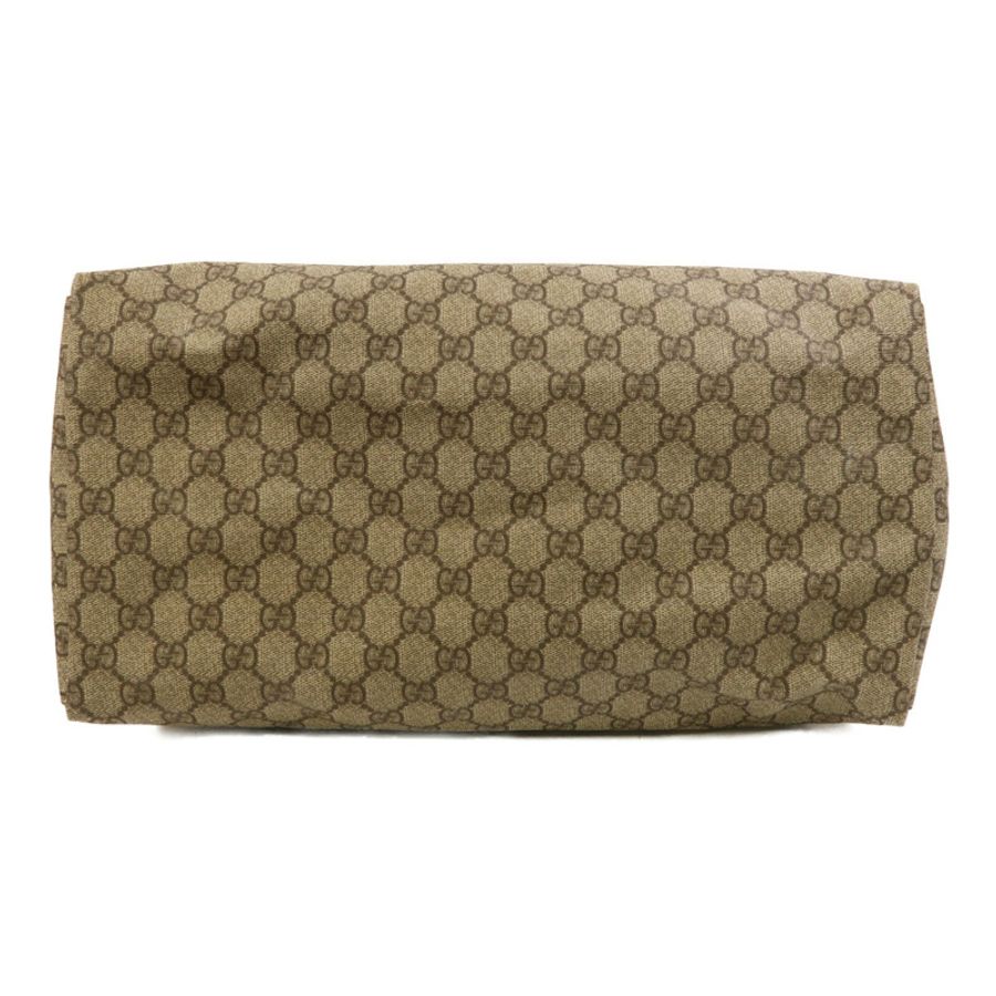 GUCCI 塗層帆布Shoulder Bag金扣肩背袋-3