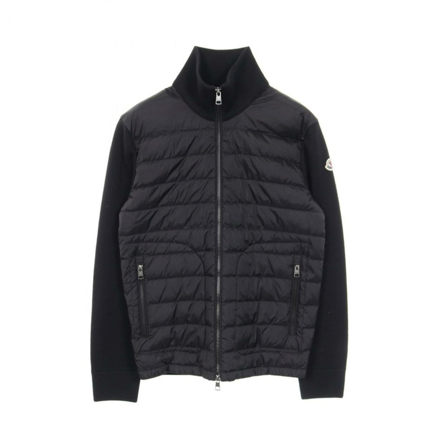 MONCLER 羊毛開襟衫,黑色,S碼,二手女款-0