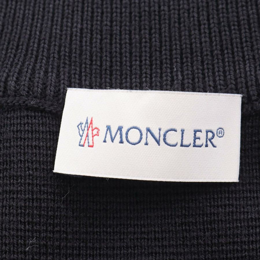 MONCLER 羊毛開襟衫,黑色,S碼,二手女款-2