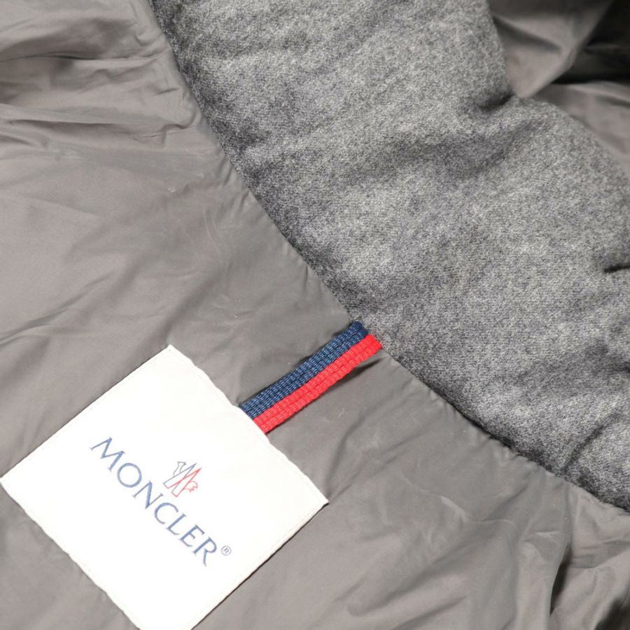 MONCLER MONTGENEVRE Montgenevre 羽絨外套 E20914033805 羊毛灰 #2 二手男式-5