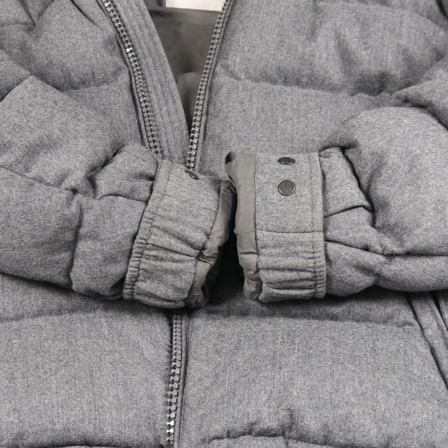 MONCLER MONTGENEVRE Montgenevre 羽絨外套 E20914033805 羊毛灰 #2 二手男式-6