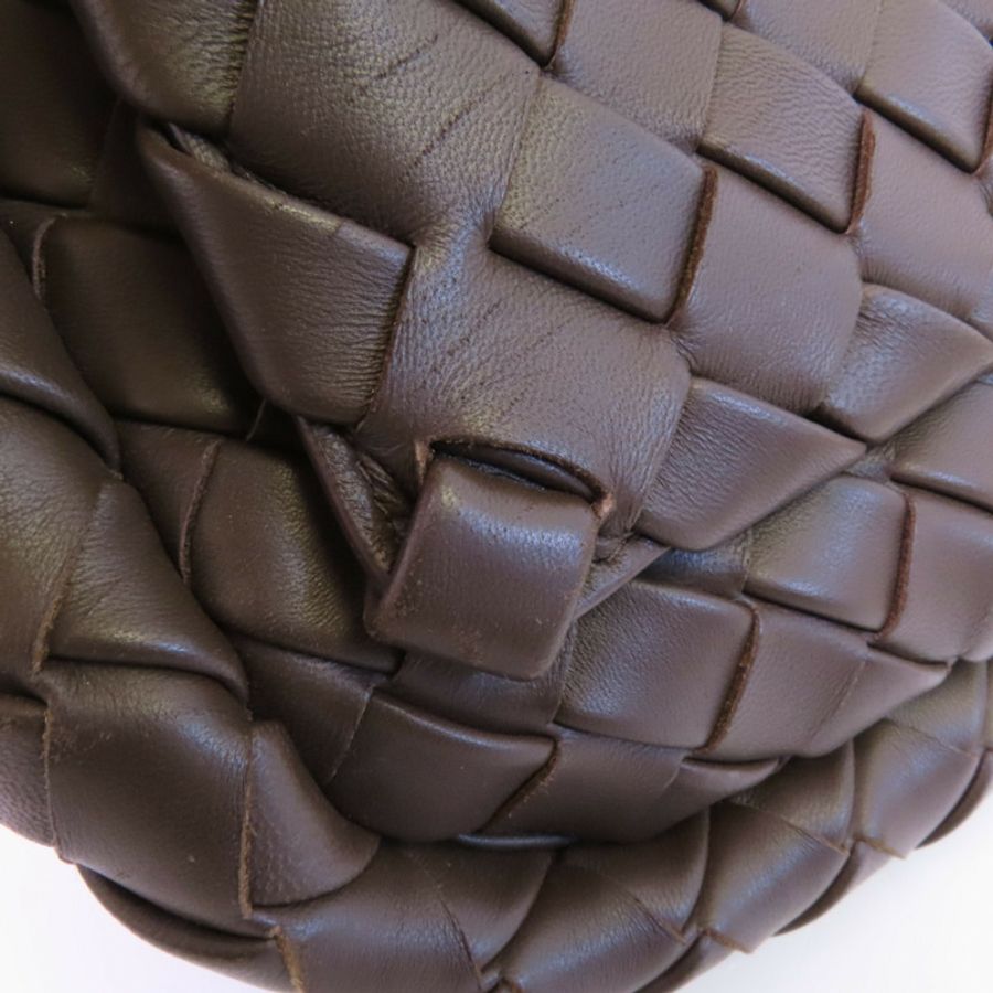BOTTEGA VENETA 織紋皮革Small Cobble Messenger肩背袋-12