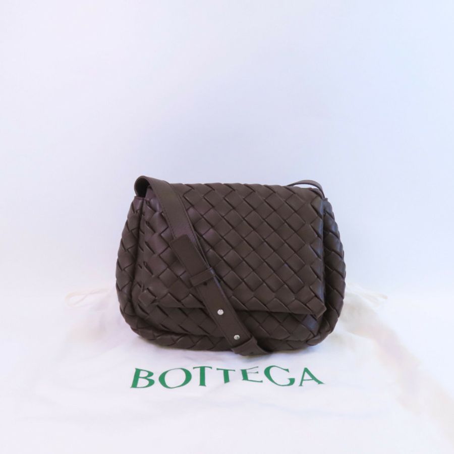 BOTTEGA VENETA 織紋皮革Small Cobble Messenger肩背袋-13