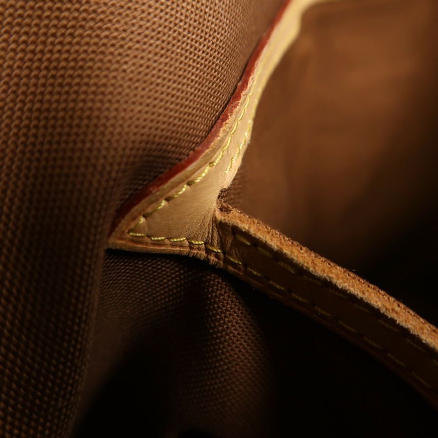LOUIS VUITTON Monogram Palermo GM金扣手挽肩背兩用袋棕色-19